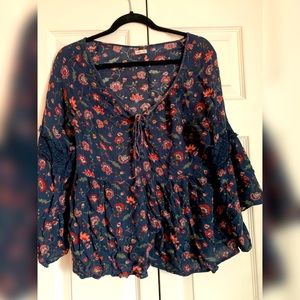 Hollister Floral Shirt, medium